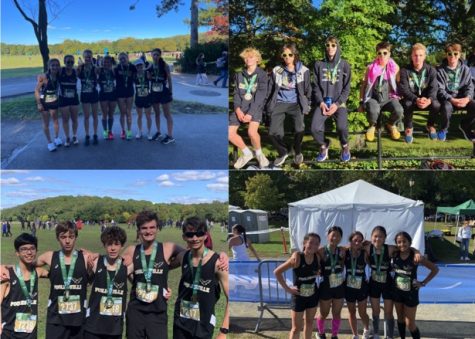 Competing teams featured in images (top left is girls varsity, top right is boys varsity, bottom left is boys junior varsity and bottom right is girls junior varsity)